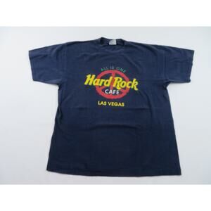 Hard Rock All is One Peace Symbol Las Vegas Souvenir T-Shirt Sz XL 1990s
